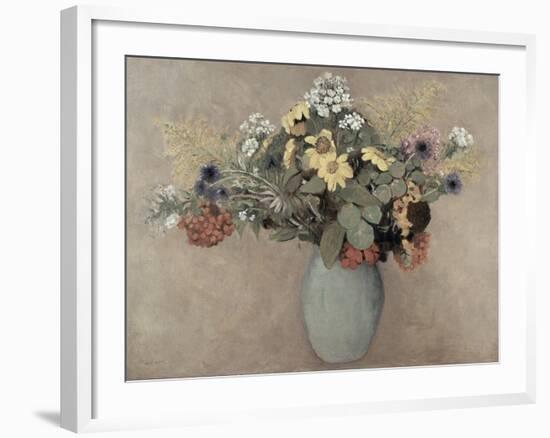 Flower Still Life No.2-Odilon Redon-Framed Giclee Print