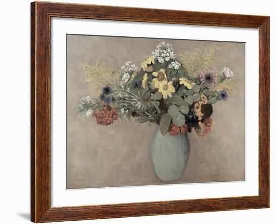 Flower Still Life No.2-Odilon Redon-Framed Giclee Print