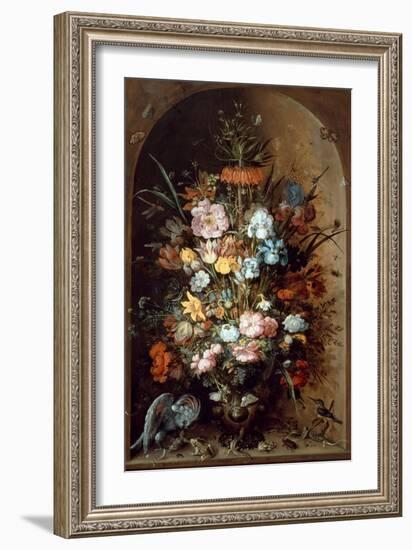 Flower Still Life with Crown Imperial, 1624-Roelant Savery-Framed Giclee Print