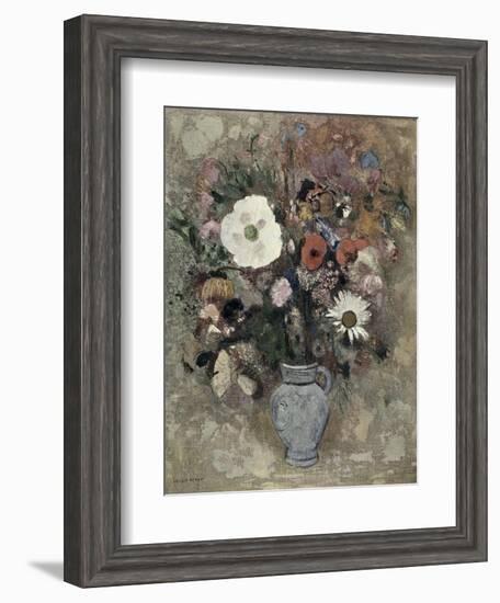 Flower Still Life-Odilon Redon-Framed Giclee Print