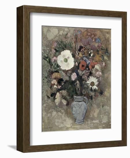 Flower Still Life-Odilon Redon-Framed Giclee Print