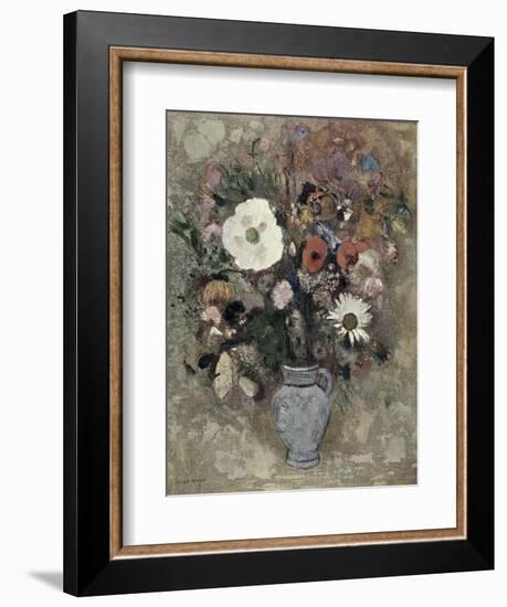 Flower Still Life-Odilon Redon-Framed Giclee Print