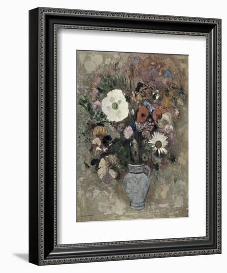 Flower Still Life-Odilon Redon-Framed Giclee Print