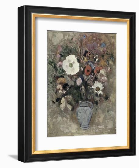 Flower Still Life-Odilon Redon-Framed Giclee Print