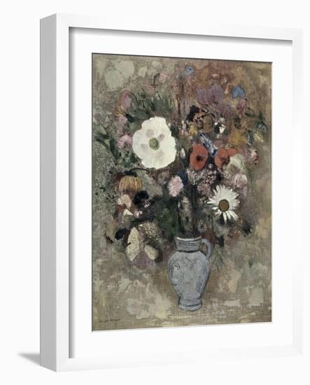 Flower Still Life-Odilon Redon-Framed Giclee Print