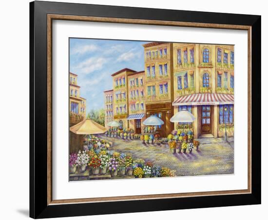 Flower Street-Vessela G.-Framed Giclee Print