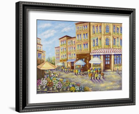 Flower Street-Vessela G.-Framed Giclee Print