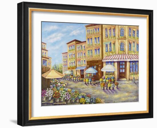 Flower Street-Vessela G.-Framed Giclee Print