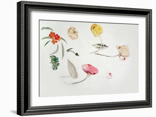 Flower Study-Odilon Redon-Framed Giclee Print