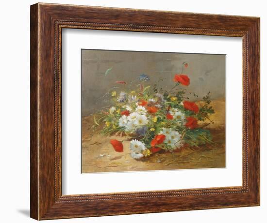 Flower Study-Eugene Henri Cauchois-Framed Giclee Print