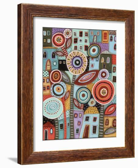 Flower Town 1-Karla Gerard-Framed Giclee Print