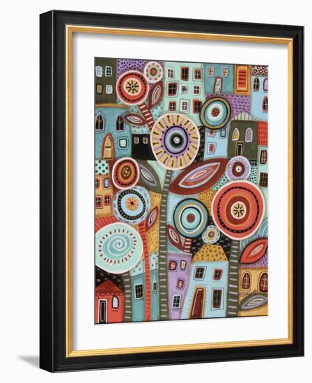 Flower Town 1-Karla Gerard-Framed Giclee Print