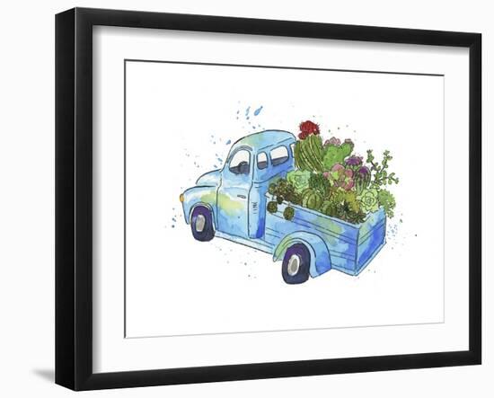 Flower Truck I-Catherine McGuire-Framed Art Print