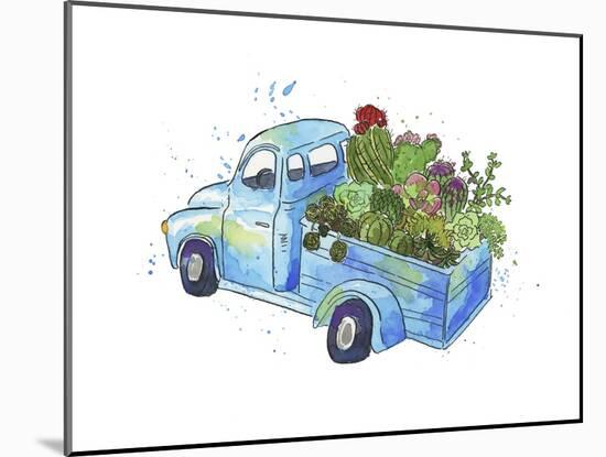 Flower Truck I-Catherine McGuire-Mounted Art Print