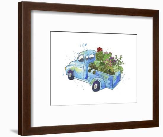 Flower Truck I-Catherine McGuire-Framed Art Print