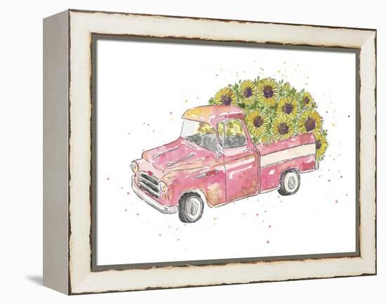 Flower Truck III-Catherine McGuire-Framed Stretched Canvas