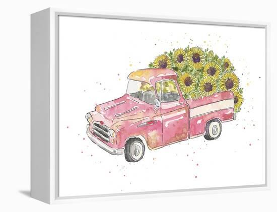 Flower Truck III-Catherine McGuire-Framed Stretched Canvas