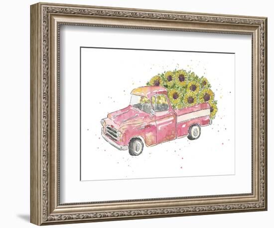 Flower Truck III-Catherine McGuire-Framed Premium Giclee Print