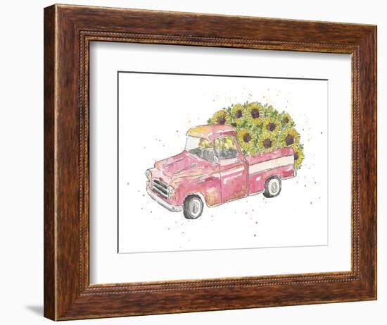 Flower Truck III-Catherine McGuire-Framed Premium Giclee Print