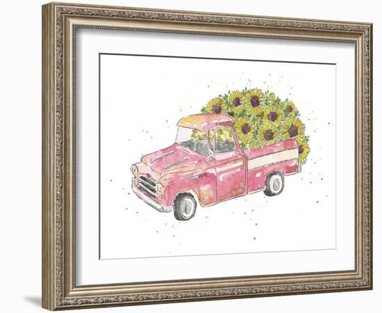 Flower Truck III-Catherine McGuire-Framed Art Print