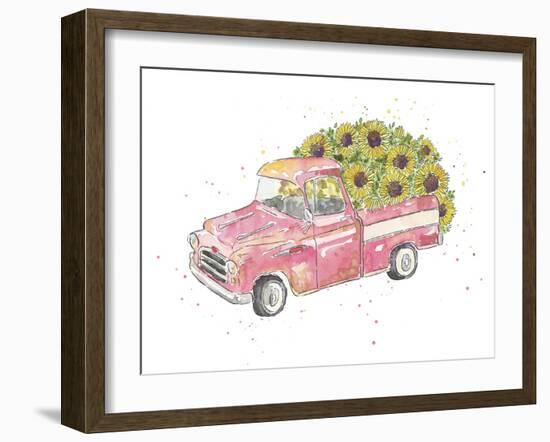 Flower Truck III-Catherine McGuire-Framed Art Print