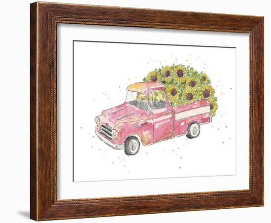 Flower Truck III-Catherine McGuire-Framed Art Print