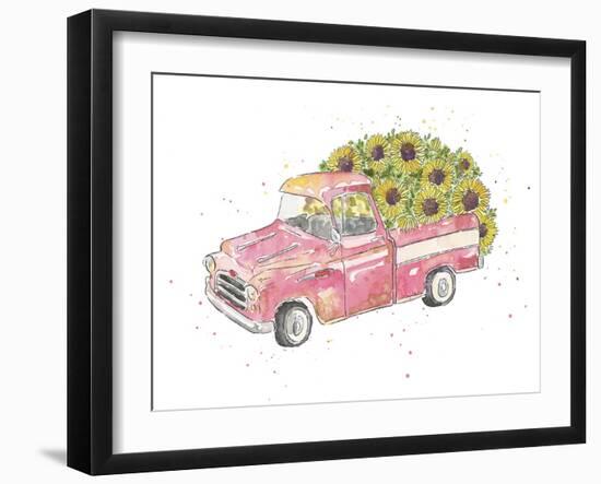 Flower Truck III-Catherine McGuire-Framed Art Print