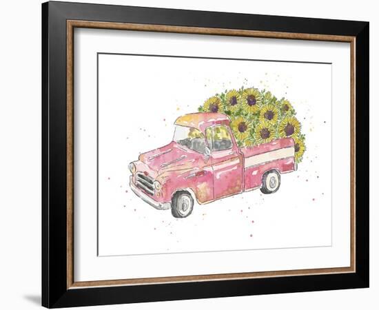 Flower Truck III-Catherine McGuire-Framed Art Print