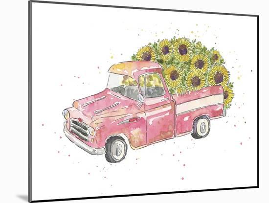 Flower Truck III-Catherine McGuire-Mounted Art Print