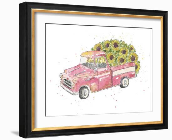 Flower Truck III-Catherine McGuire-Framed Art Print