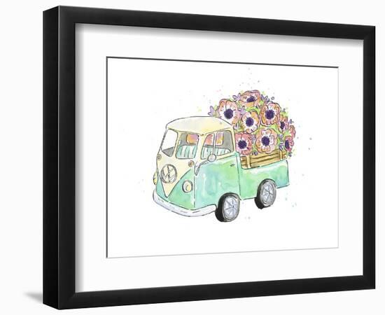 Flower Truck V-Catherine McGuire-Framed Premium Giclee Print