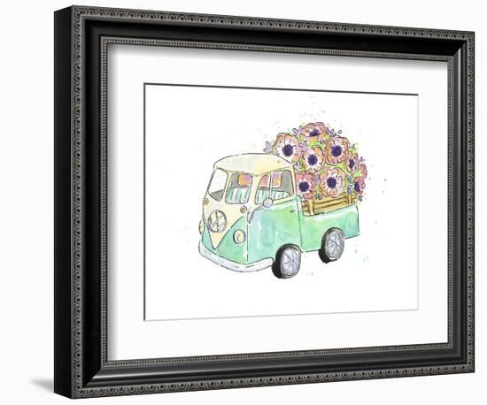 Flower Truck V-Catherine McGuire-Framed Premium Giclee Print