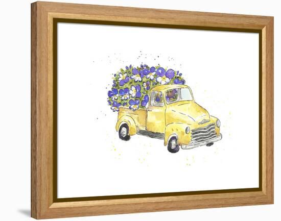 Flower Truck VI-Catherine McGuire-Framed Stretched Canvas