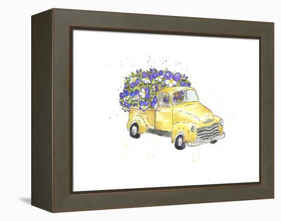 Flower Truck VI-Catherine McGuire-Framed Stretched Canvas