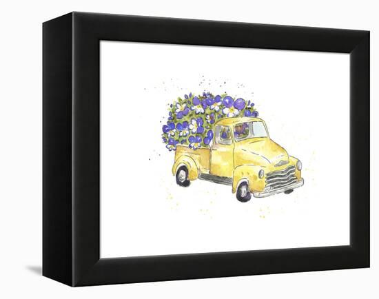 Flower Truck VI-Catherine McGuire-Framed Stretched Canvas