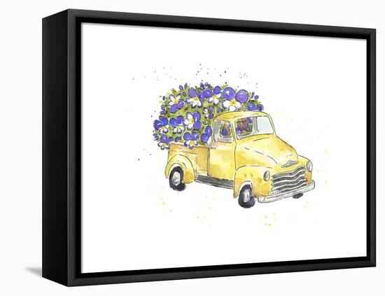 Flower Truck VI-Catherine McGuire-Framed Stretched Canvas