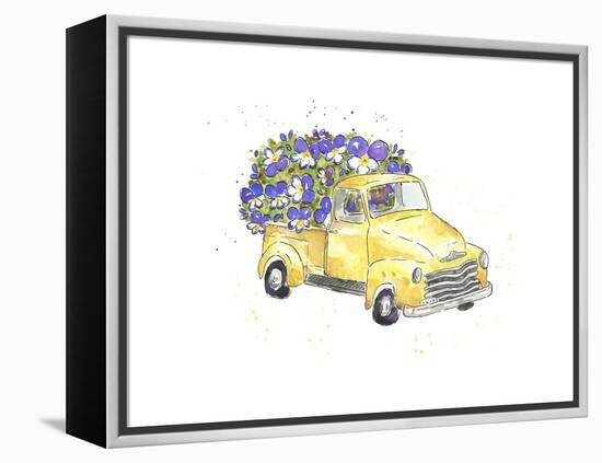 Flower Truck VI-Catherine McGuire-Framed Stretched Canvas