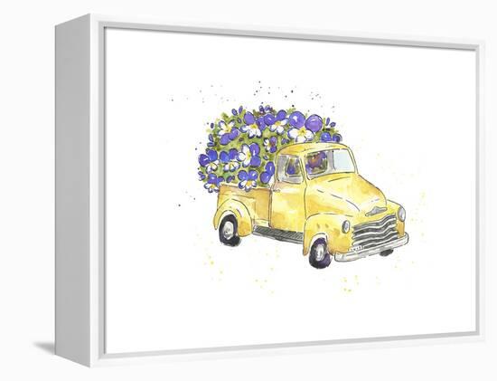 Flower Truck VI-Catherine McGuire-Framed Stretched Canvas