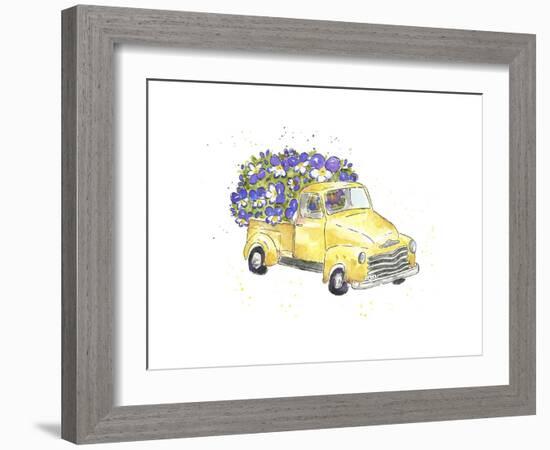 Flower Truck VI-Catherine McGuire-Framed Art Print