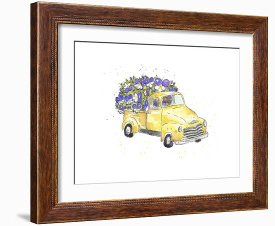 Flower Truck VI-Catherine McGuire-Framed Art Print