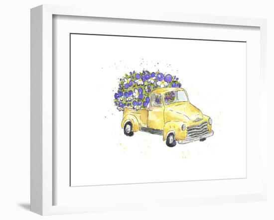 Flower Truck VI-Catherine McGuire-Framed Art Print