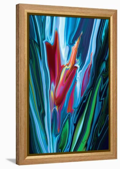 Flower Unknown-Rabi Khan-Framed Stretched Canvas