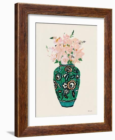Flower Vase with Pattern II-Stellar Design Studio-Framed Art Print