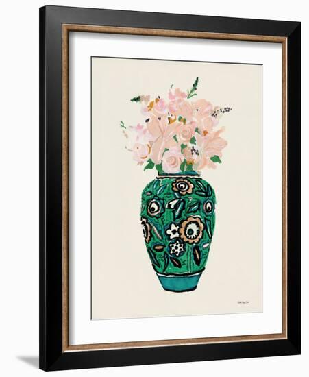 Flower Vase with Pattern II-Stellar Design Studio-Framed Art Print