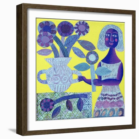 Flower Vase-Hilke Macintyre-Framed Giclee Print