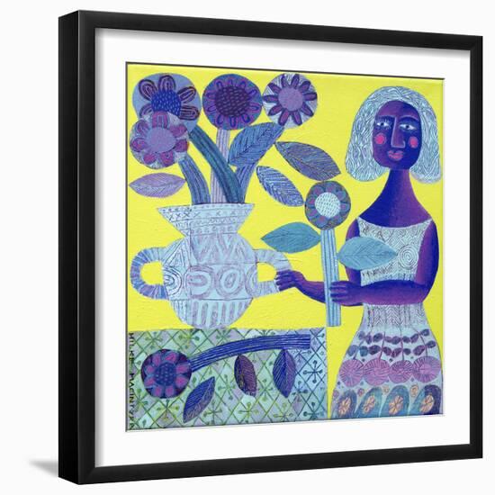 Flower Vase-Hilke Macintyre-Framed Giclee Print