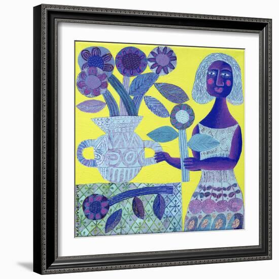 Flower Vase-Hilke Macintyre-Framed Giclee Print