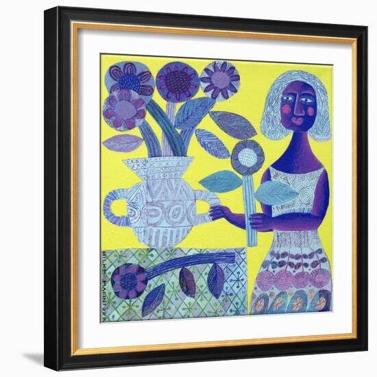 Flower Vase-Hilke Macintyre-Framed Giclee Print