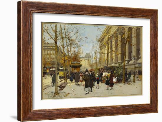 Flower Walk-Eugene Galien-Laloue-Framed Giclee Print