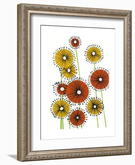 Flower Wheels I-Regina Moore-Framed Art Print